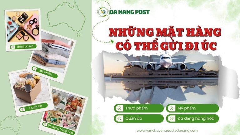 Các mặt hàng thường được gửi đi Úc từ Hải Phòng