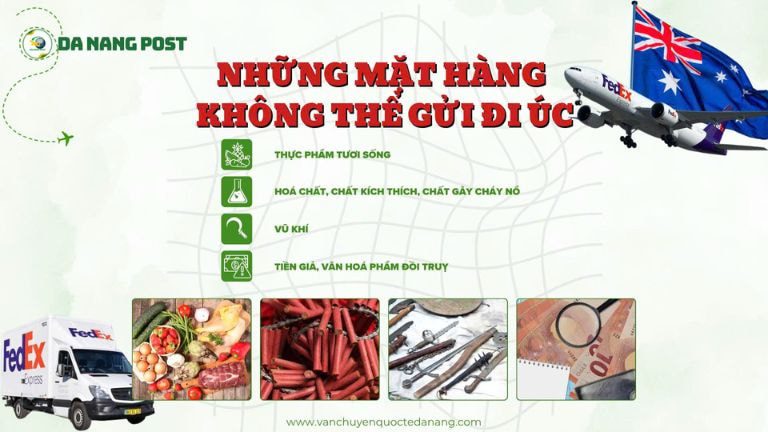 Các mặt hàng không được gửi đi Úc tại Hải Phòng