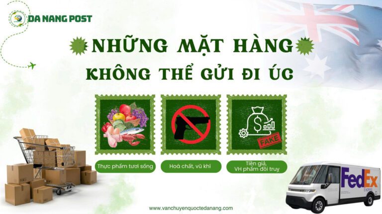 Mặt hàng không được gửi đi Úc
