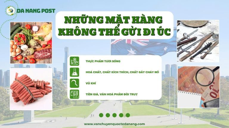 Mặt hàng không được phép gửi đi Úc