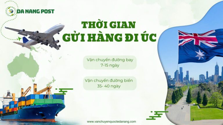Thời gian gửi hàng đi Úc