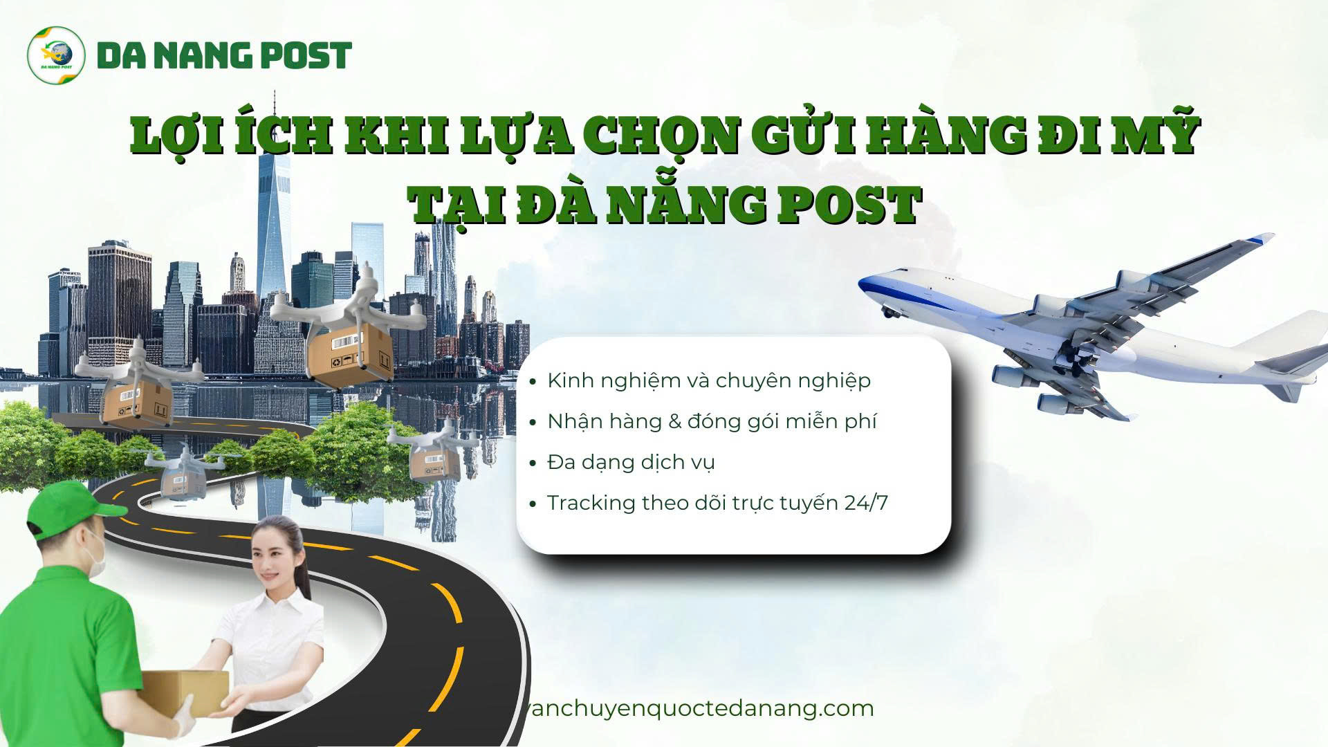 Lợi ích gửi hàng đi Mỹ tại Đà Nẵng