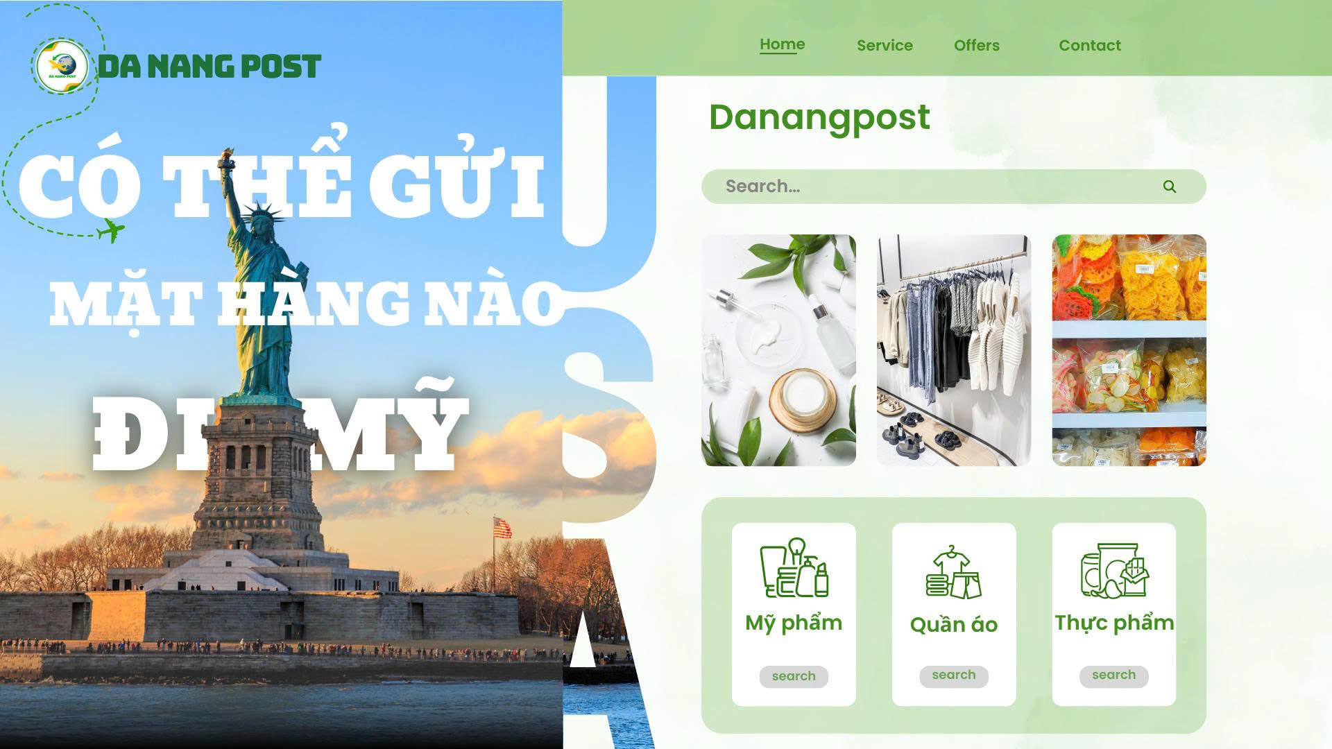 Mặt hàng được phép gửi đi Mỹ tại TPHCM