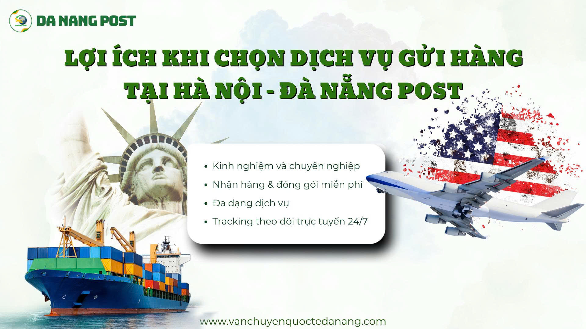 Lợi ích gửi hàng đi Mỹ tại Hà Nội