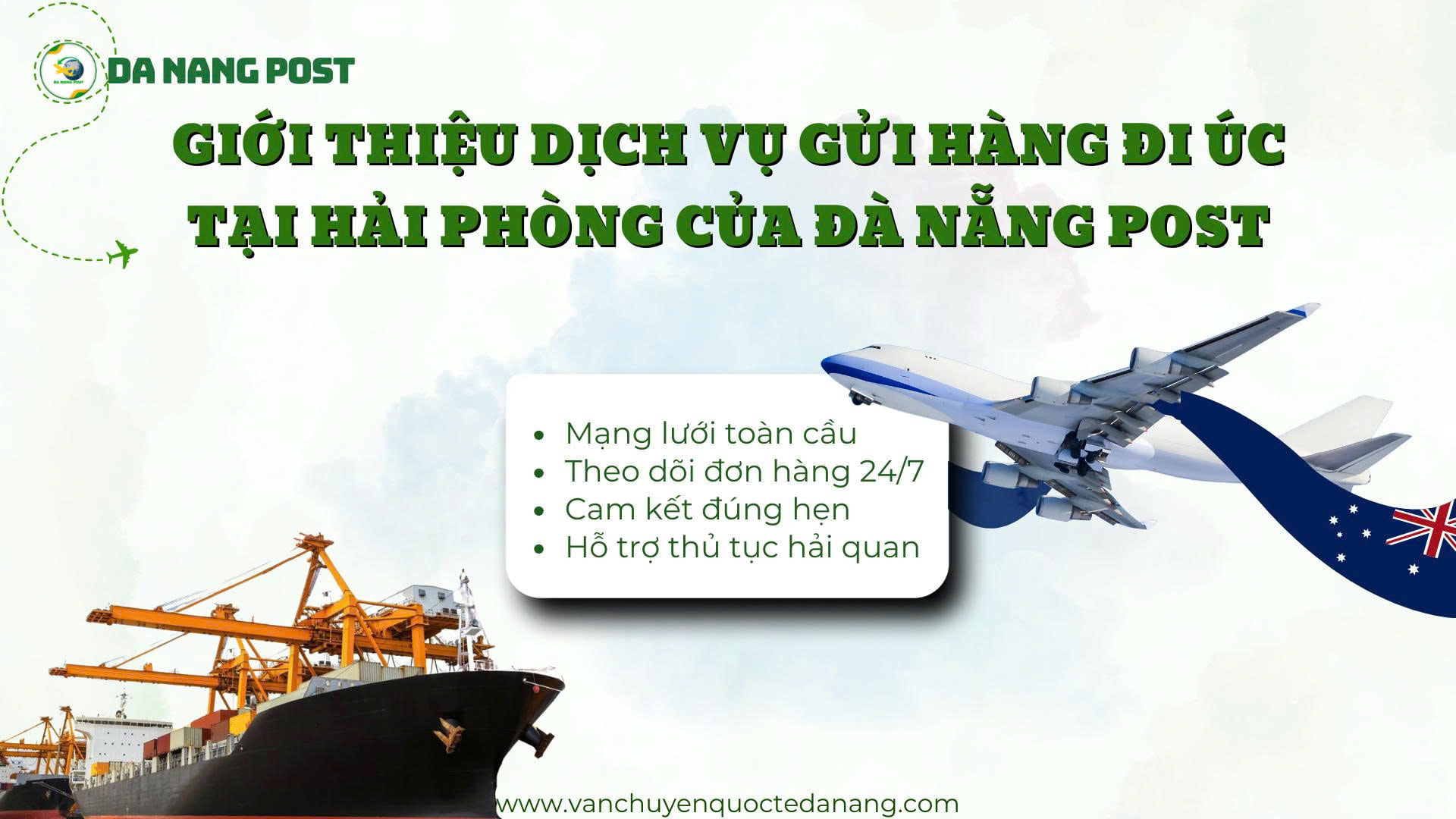 Giới thiệu dịch vụ gửi hàng đi Úc tại Hải Phòng