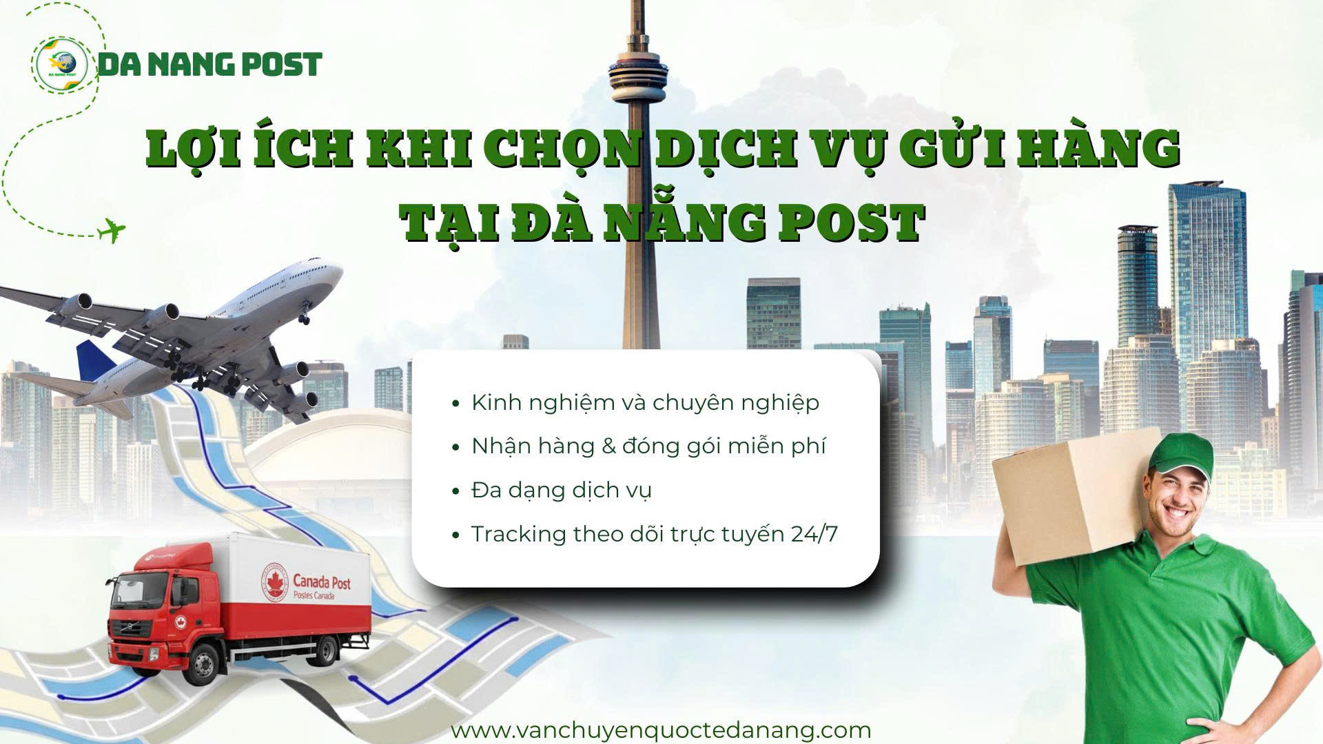 Lợi ích gửi hàng đi Canada