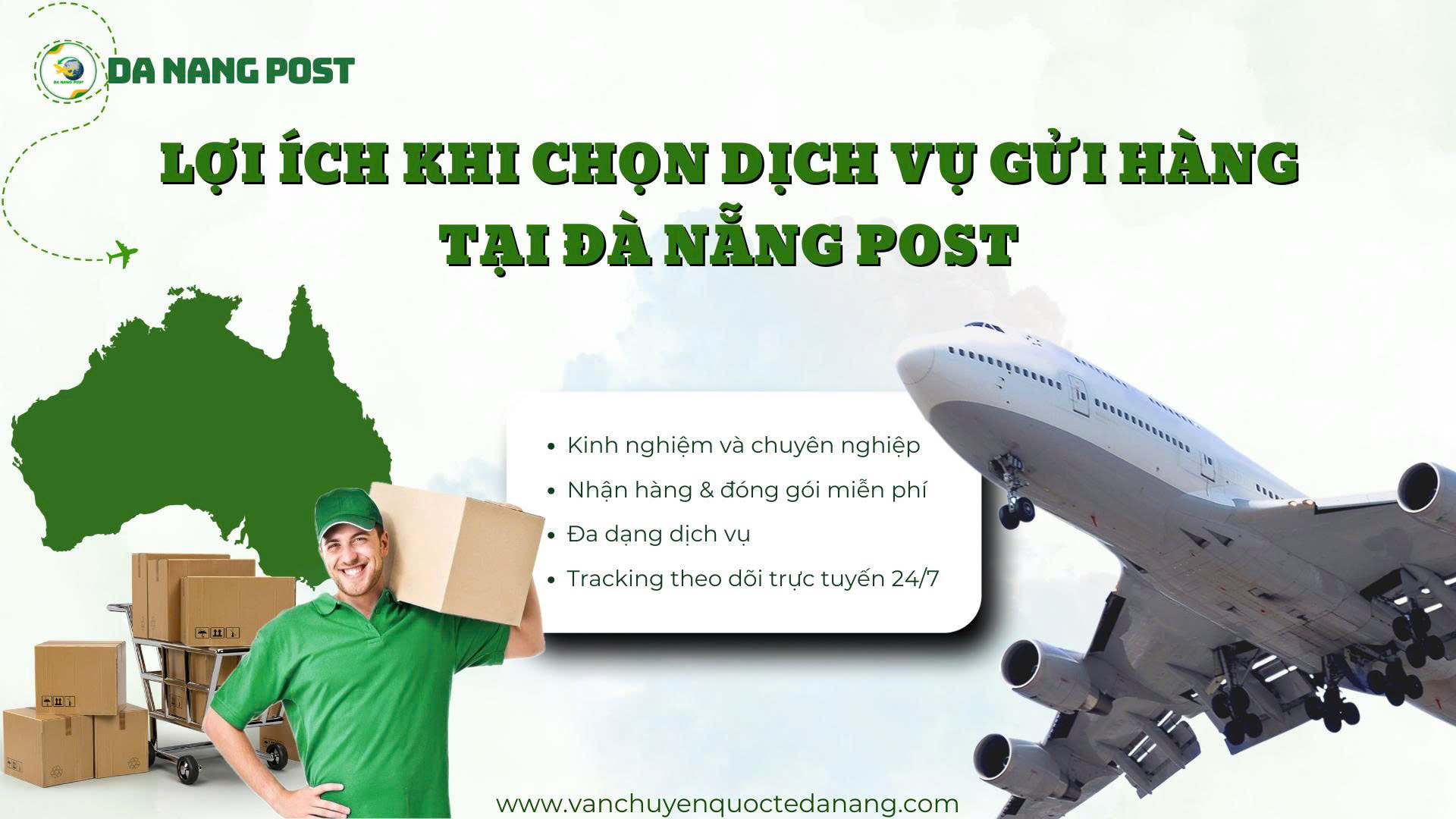 Lợi ích gửi hàng đi Úc tại Đà Nẵng Post